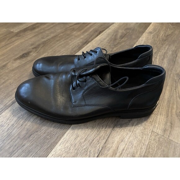 Ara Mens Hank Black Leather Lace Up Oxford Sz 45/12 main image 6